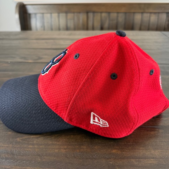New Era Boston Red Sox Hat Mens OSFM Red Navy 9TWENTY Adjustable MLB Cap - Picture 4 of 12